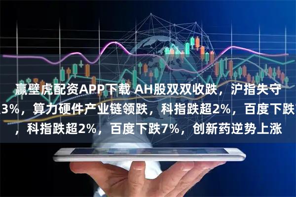 赢壁虎配资APP下载 AH股双双收跌，沪指失守4000点，创业板跌超3%，算力硬件产业链领跌，科指跌超2%，百度下跌7%，创新药逆势上涨